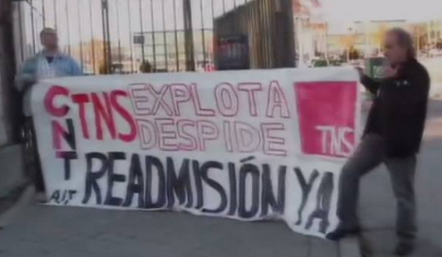 https://www.facebook.com/pages/Anarquistas/378066755607147 Esta semana la AIT está apoyando acciones contra la empresa internacional de encuestas TNS y sus clientes principales, en respuesta a su despido de un delegado sindical de CNT en España y a su rechazo a hablar con el sindicato. A lo largo de toda la semana, las secciones de la Internacional harán saber a las empresas involucradas su desaprobación de las acciones de TNS. TNS es una empresa multinacional de investigación e información de mercados con oficinas en 19 países de Asia y 37 países de Europa, etc. A lo largo de los últimos dos años, en España, TNS ha estado introduciendo condiciones de trabajo cada vez peores, haciendo el trabajo más precario, eliminando pagas, haciendo trabajar a la gente 12 horas al día (en contra de la ley) y haciendo que la gente trabaje en espacios realmente apretados. Durante una jornada de 8 horas, el encuestador recibe dos pausas de 5 minutos y una pausa de 20 minutos -la situación respecto a la jornada de 12 horas es incluso peor. El delegado de CNT había trabajado en TNS durante 5 años antes de ser despedido en noviembre de 2013. Había estado protestando por el empeoramiento de las condiciones de trabajo. Los compañeros de CNT consideran ésta como una acción de acoso sindical para librarse de un trabajador que estaba organizando el centro de trabajo y luchando por los derechos de los trabajadores. A lo largo de los últimos meses, la CNT ha estado protestando contra este despido por medio de piquetes, no solamente a TNS, sino también a sus clientes principales tales como Volkswagen. La AIT muestra su apoyo a las acciones de los compañeros de España y nos uniremos a ellos en demanda de la readmisión del delegado sindical en TNS. ¡Readmisión ya! ¡TNS, basta de explotar a los trabajadores! http://www.taringa.net/posts/ciencia-educacion/17645039/Vivir-en-anarquia-total-anarquia-es-el-orden-A.html https://www.facebook.com/pages/Anarquistas/378066755607147 Esta semana la AIT está apoyando acciones contra la empresa internacional de encuestas TNS y sus clientes principales, en respuesta a su despido de un delegado sindical de CNT en España y a su rechazo a hablar con el sindicato. A lo largo de toda la semana, las secciones de la Internacional harán saber a las empresas involucradas su desaprobación de las acciones de TNS. TNS es una empresa multinacional de investigación e información de mercados con oficinas en 19 países de Asia y 37 países de Europa, etc. A lo largo de los últimos dos años, en España, TNS ha estado introduciendo condiciones de trabajo cada vez peores, haciendo el trabajo más precario, eliminando pagas, haciendo trabajar a la gente 12 horas al día (en contra de la ley) y haciendo que la gente trabaje en espacios realmente apretados. Durante una jornada de 8 horas, el encuestador recibe dos pausas de 5 minutos y una pausa de 20 minutos -la situación respecto a la jornada de 12 horas es incluso peor. El delegado de CNT había trabajado en TNS durante 5 años antes de ser despedido en noviembre de 2013. Había estado protestando por el empeoramiento de las condiciones de trabajo. Los compañeros de CNT consideran ésta como una acción de acoso sindical para librarse de un trabajador que estaba organizando el centro de trabajo y luchando por los derechos de los trabajadores. A lo largo de los últimos meses, la CNT ha estado protestando contra este despido por medio de piquetes, no solamente a TNS, sino también a sus clientes principales tales como Volkswagen. La AIT muestra su apoyo a las acciones de los compañeros de España y nos uniremos a ellos en demanda de la readmisión del delegado sindical en TNS. ¡Readmisión ya! ¡TNS, basta de explotar a los trabajadores! http://www.taringa.net/posts/ciencia-educacion/17645039/Vivir-en-anarquia-total-anarquia-es-el-orden-A.html
